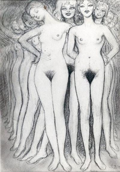 Akty kobiece - Jola, 1954