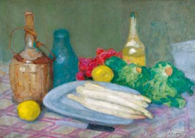 Martwa natura ze szparagami, 1931