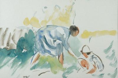 Aneri z małą Haneczką, 1924