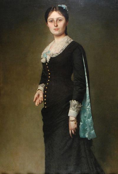 Portret Marii z Popielów Godlewskiej, 1880