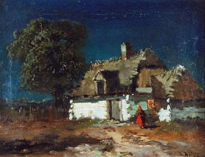 Wiejska chata, 1902