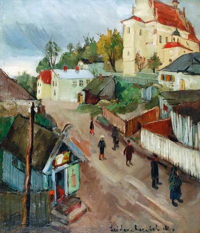 Widok na farę w Kazimierzu