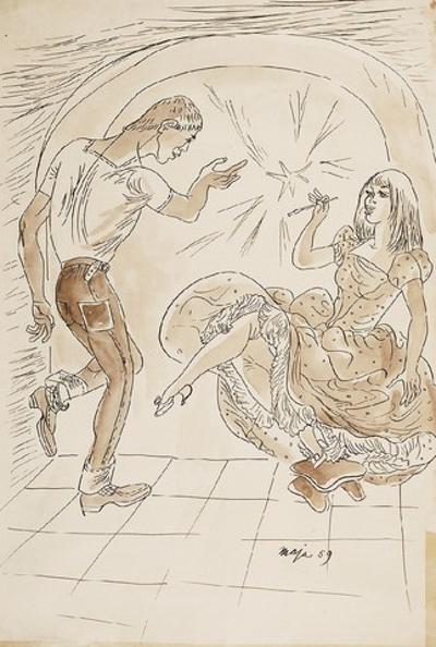 Spotkanie z Frankiem [Starowieyskim], 1959