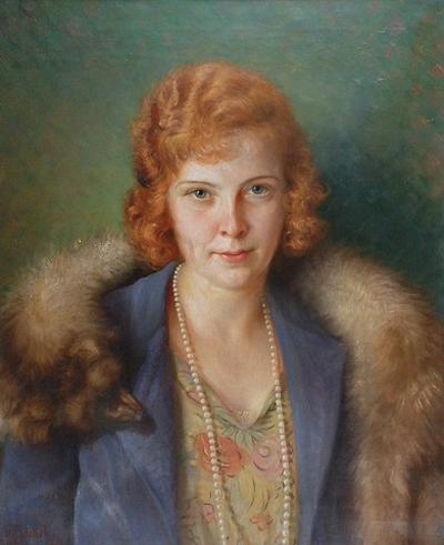 Dama w lisach, 1929