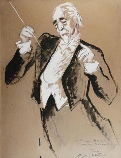 Portret dyrygenta Thomasa Beechama, 1953