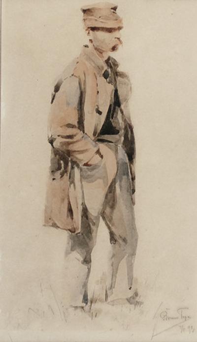 Mężczyzna w stroju roboczym, 1890