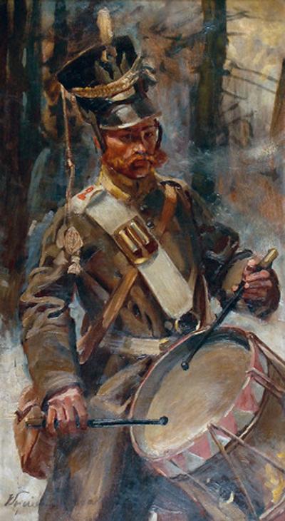 Dobosz - fragment Olszynki Grochowskiej, 1907