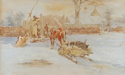 Powrót z polowania, 1890