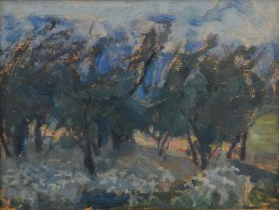 Sad o zmroku, ok. 1910