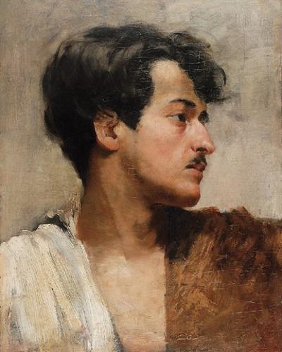 Autoportret z profilu, ok. 1900
