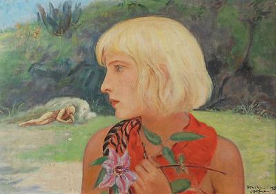 Dziewczyna z kwiatem, 1938