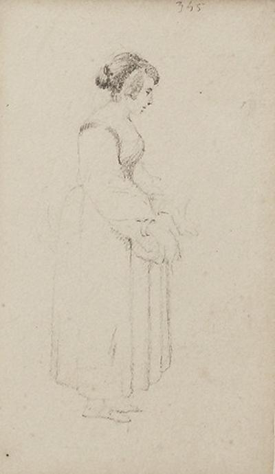 Szkic wiejskiej kobiety, ok. 1856