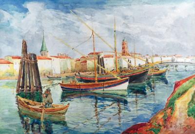 Nad kanałem w Martiques