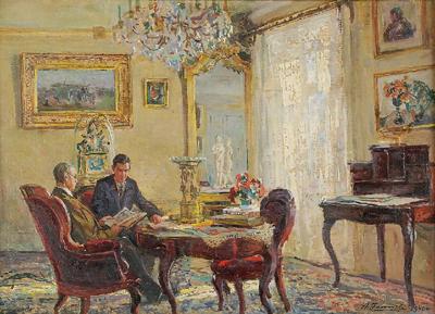 W salonie, 1940