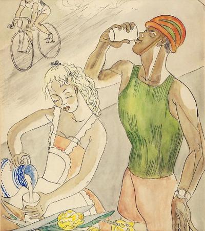 Rowerzyści, 1956
