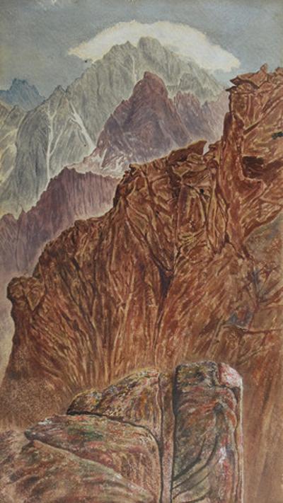 Tatry z górą Gerlach w tle, 1912