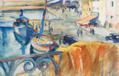 Z balkonu St. Tropez, ok. 1928