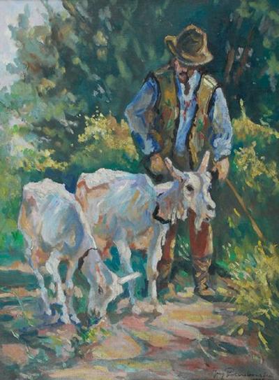 Góral z kozami, 1947