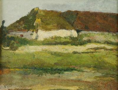Stodoły [Opuszczona zagroda. Opuszczony dwór], 1903