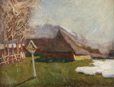 Przedwiośnie na podgórzu, 1924