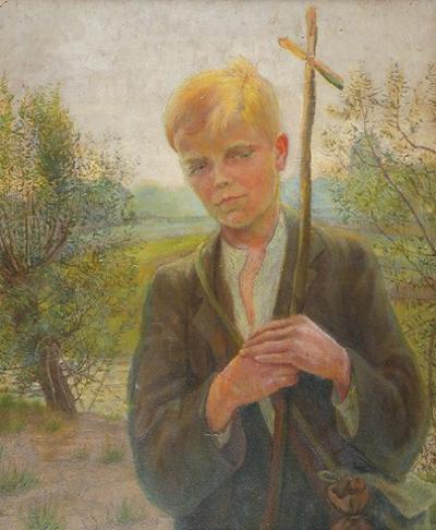Młody pielgrzym, ok. 1920