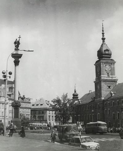 Widok na Plac Zamkowy w Warszawie