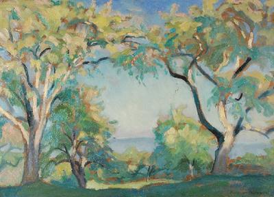 Pejzaż wiosenny, 1921