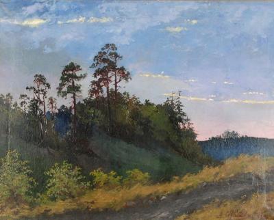 Pejzaż z zachodem słońca, 1906
