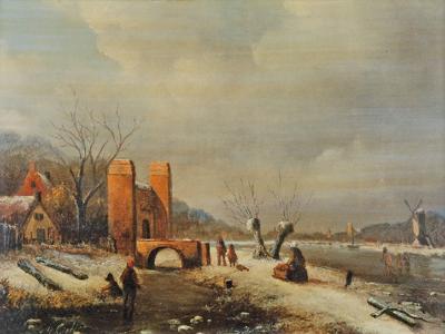 Pejzaż zimowy, ok. 1860
