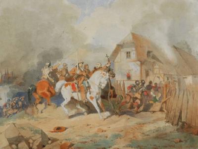 Napad Szwedów - Śledziejowice, 1854