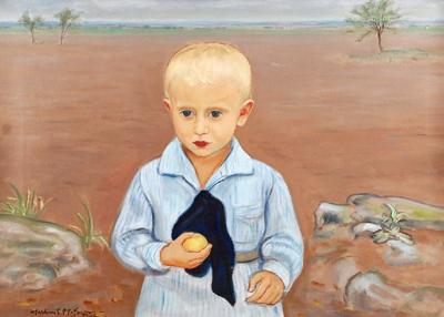 Chłopczyk z owocem, 1932
