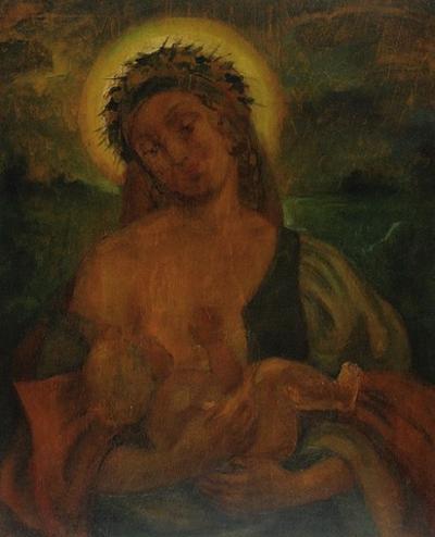Matka Boża Karmiąca, ok. 1930