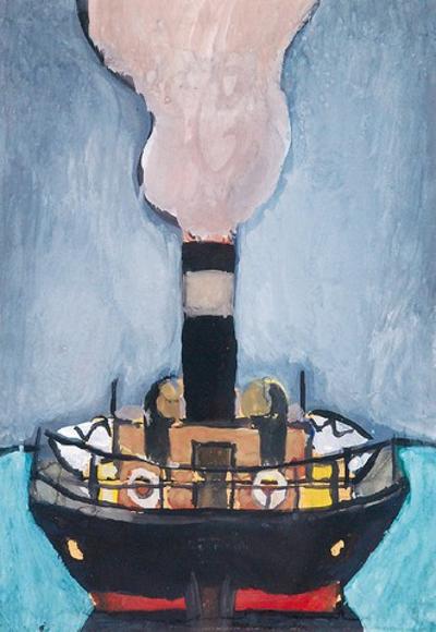 Odjeżdżający okręt, 1948