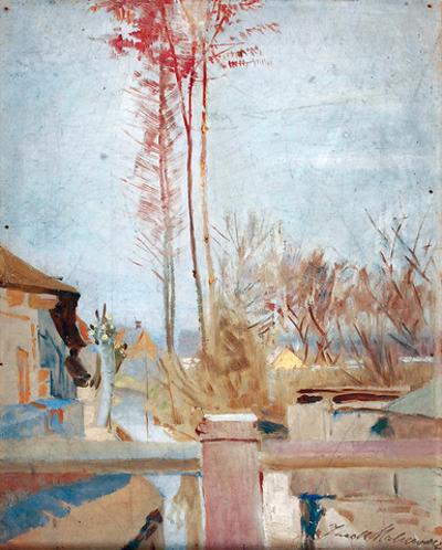 Studium pejzażu - Widok z pracowni artysty, ok. 1910