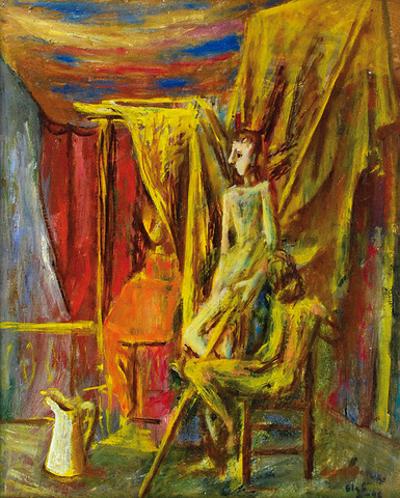Modelki w pracowni, 1946