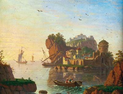 Pejzaż nadmorski, ok. 1810