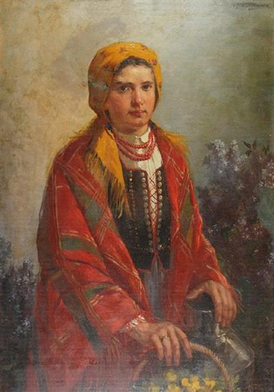 Kwiaciarka, ok. 1920