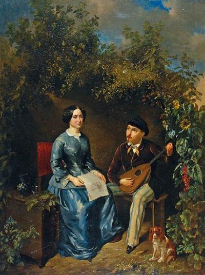Muzyka w ogrodzie, 3 ćw. XIX w.