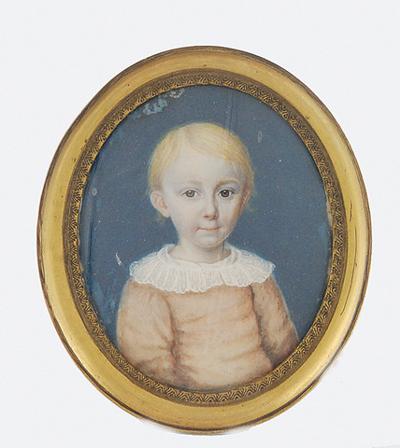 Portret dziecka - miniatura