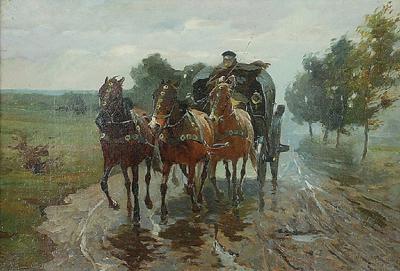 Jazda do miasta, ok. 1930