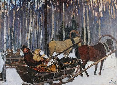 Na polowaniu, ok. 1915