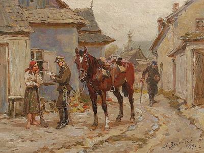 Ułan i dziewczyna, 1939