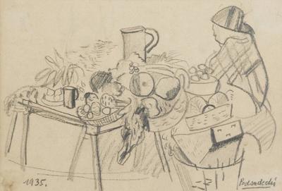 Stoisko targowe, 1935