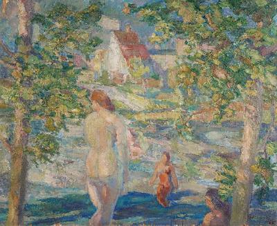 Kąpiące się, 1945