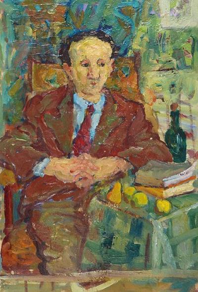 Portret kolegi E. G. - szkic, 1950