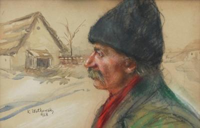 Chłop w czapce