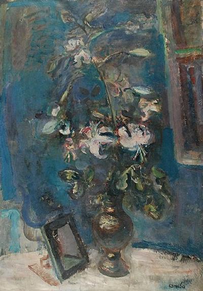 Martwa natura z kwiatami i grzebieniem, 1932