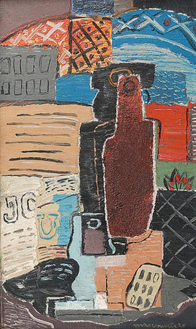 Martwa natura z butelką, 1920