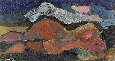 Akt leżący, 1953