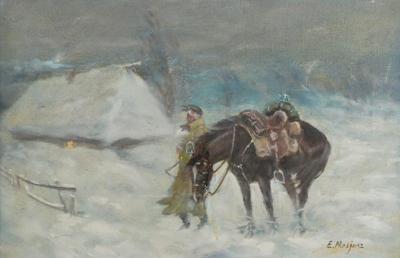 Żołnierz napoleoński w zamieci